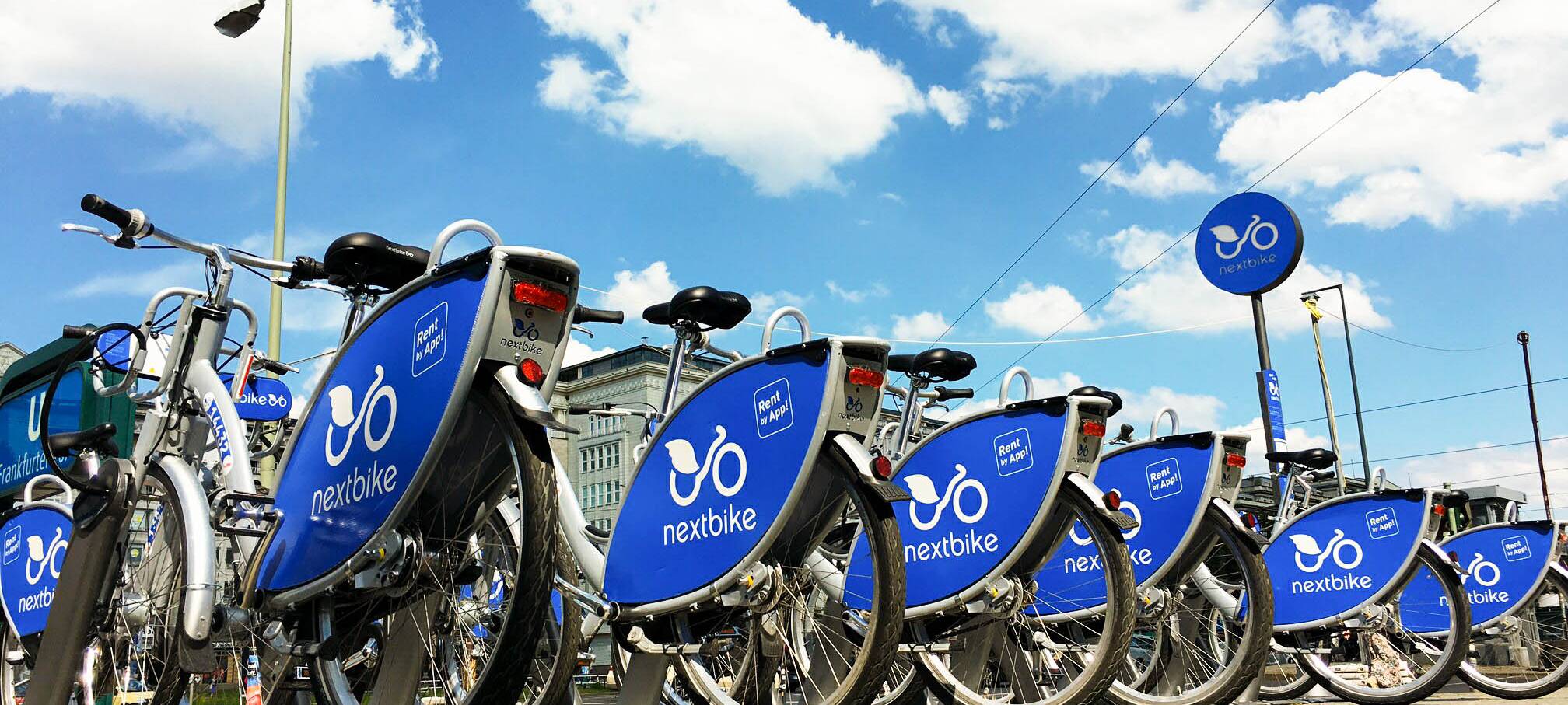 Leihfahrräder im Rechtsrheinischen