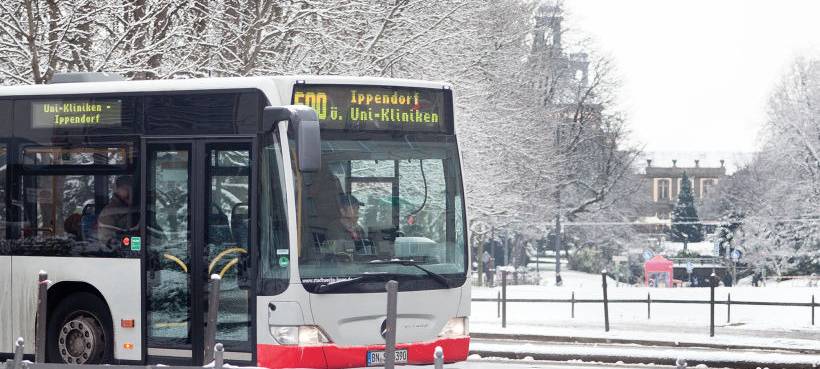Der Schnee sorgte für Chaos auf den Straßen