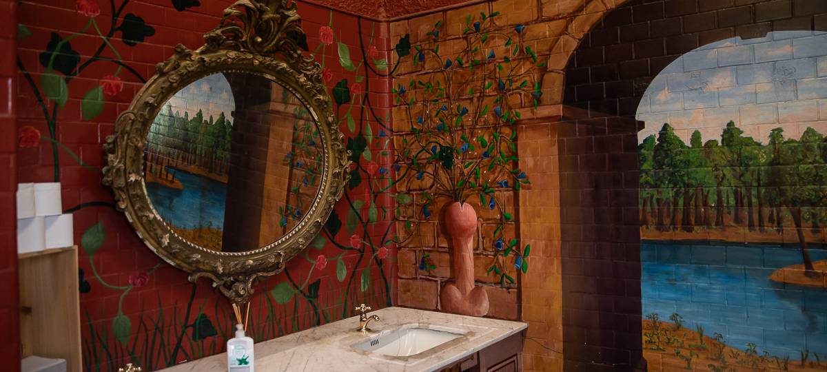 Die künstlerischen Toiletten in Rolandseck
