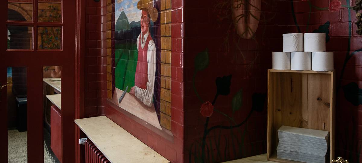 Die künstlerischen Toiletten in Rolandseck