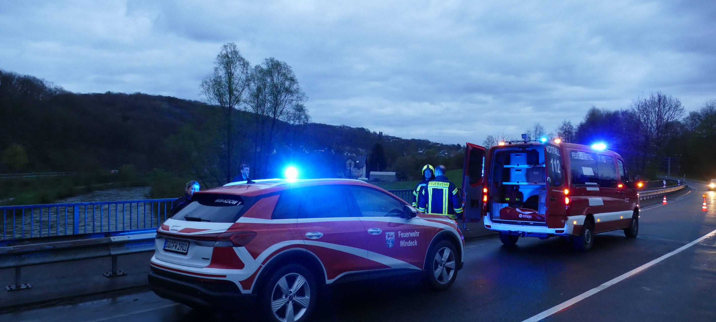 Windeck: Suche nach Mann in Sieg