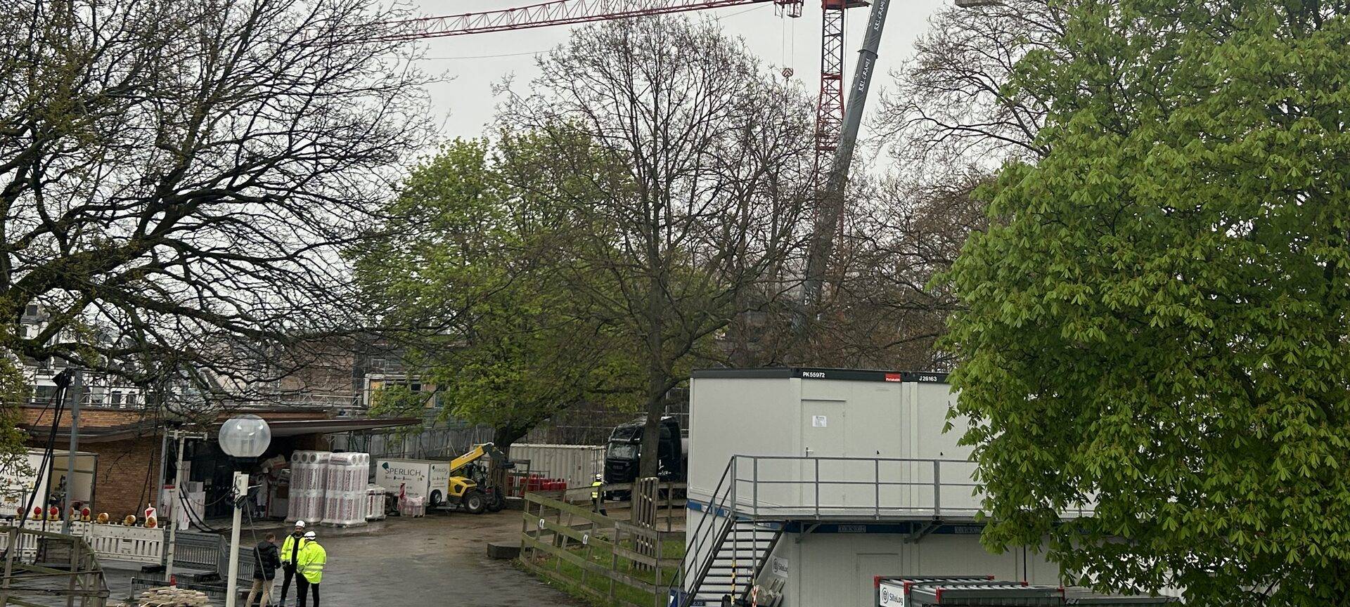 Beethovenhalle: Bauarbeiten gehen gut voran