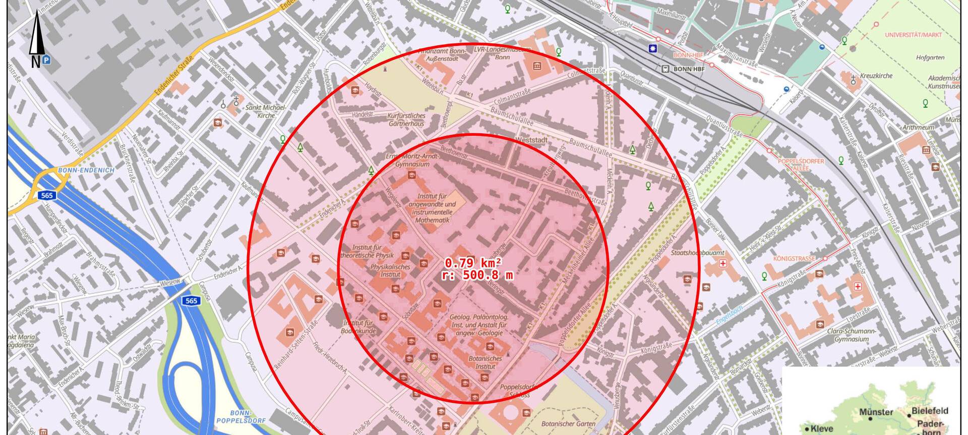 Bonn: Suche nach Weltkriegsbombe in Poppelsdorf