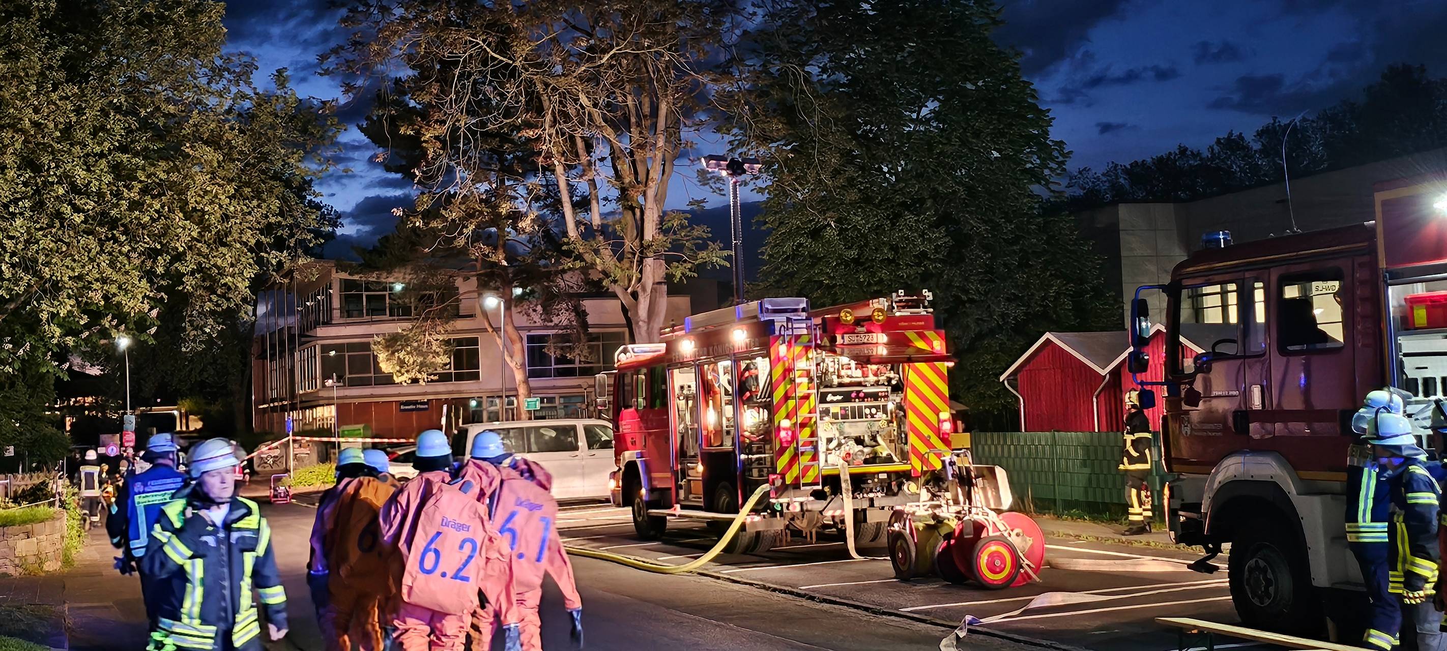 Chlorgasaustritt sorgt für Großeinsatz in Königswinter