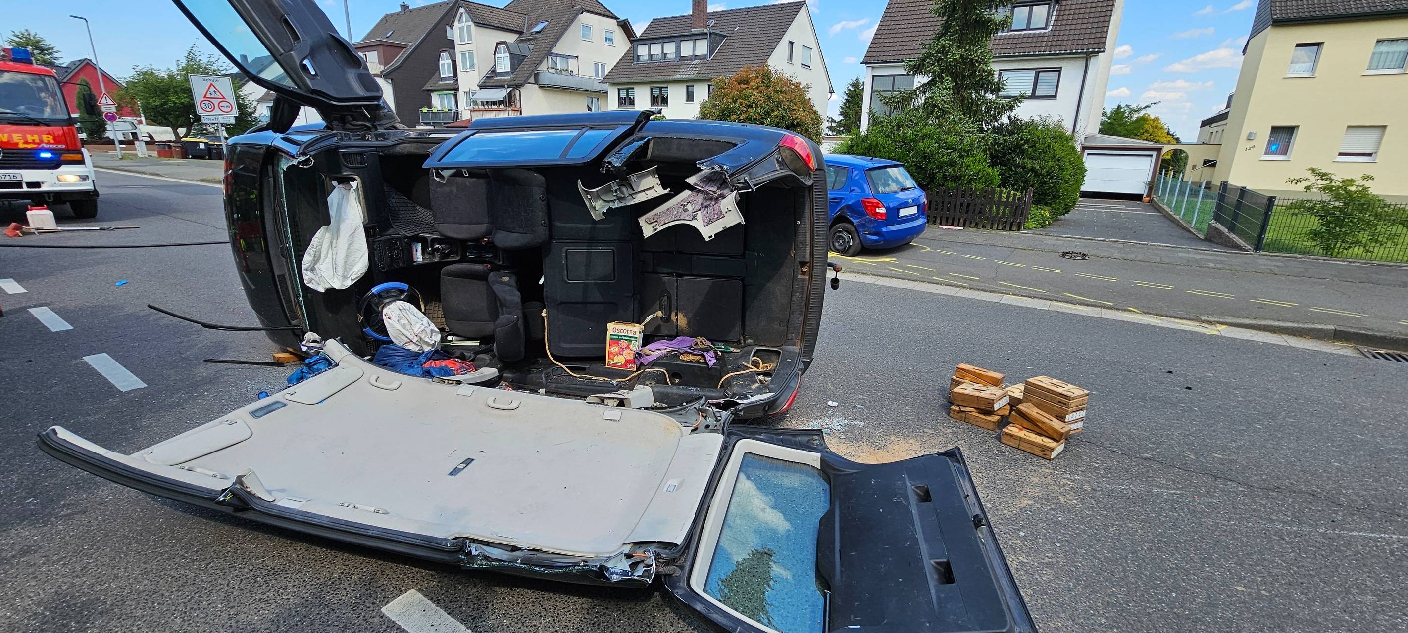 Unfall in Sankt Augustin-Menden am Sonntagnachmittag