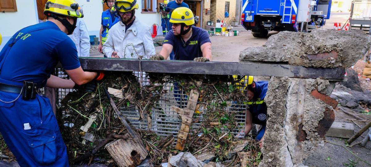 Bonner THW hilft in Unwetterregionen