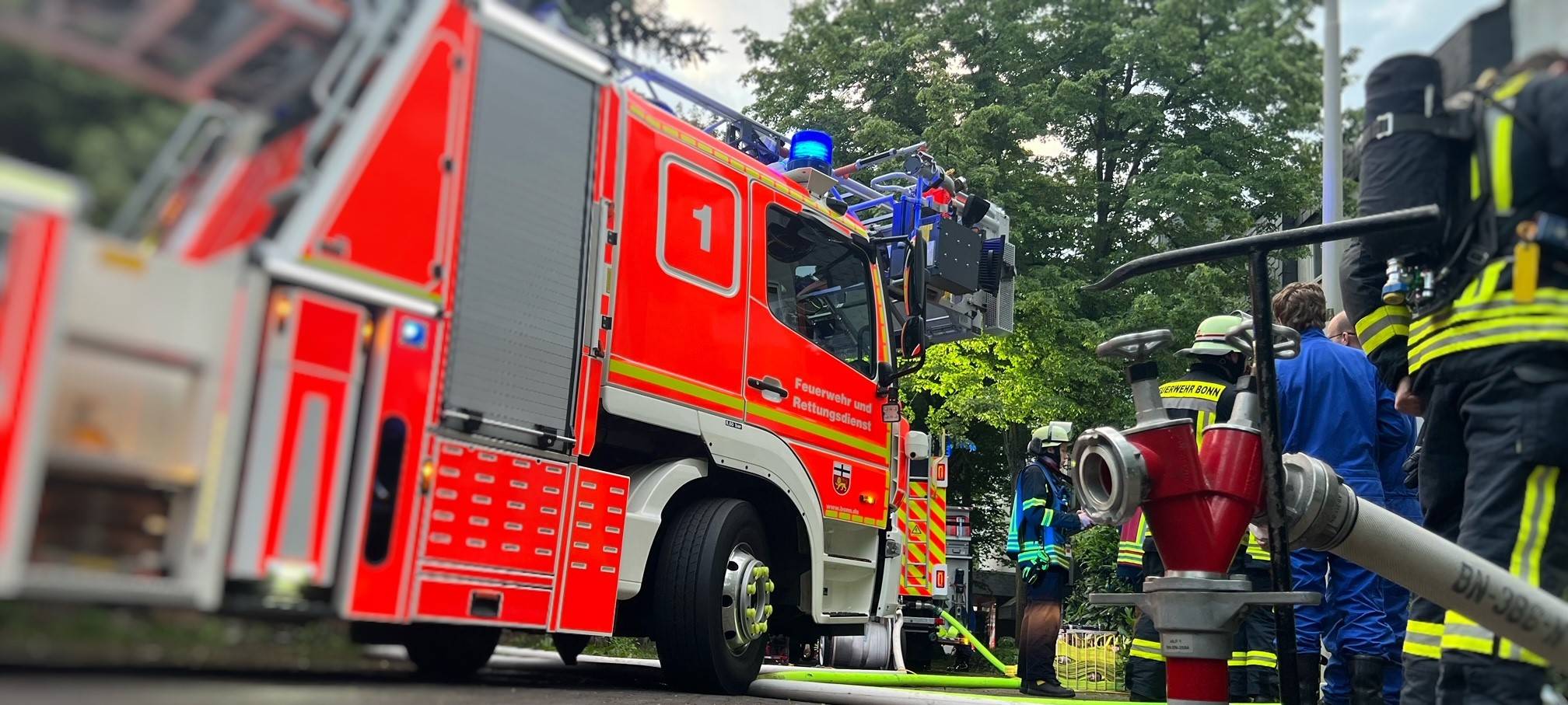 Einiges zu tun für die Feuerwehren in Bonn und dem Kreis