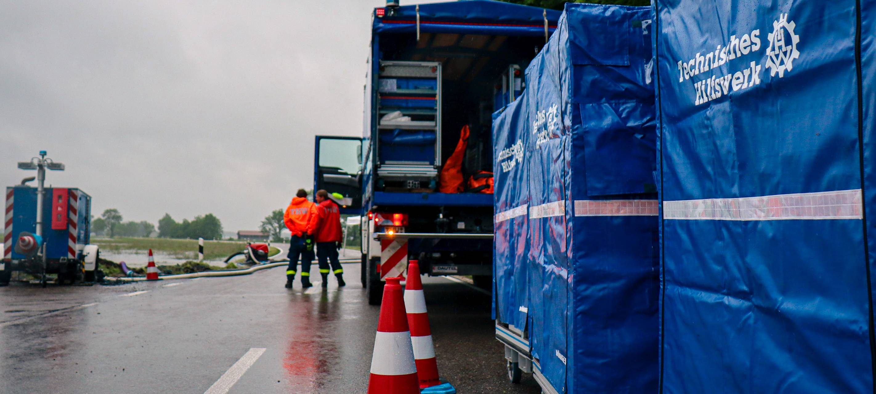 Bonner THW hilft in Hochwassergebieten