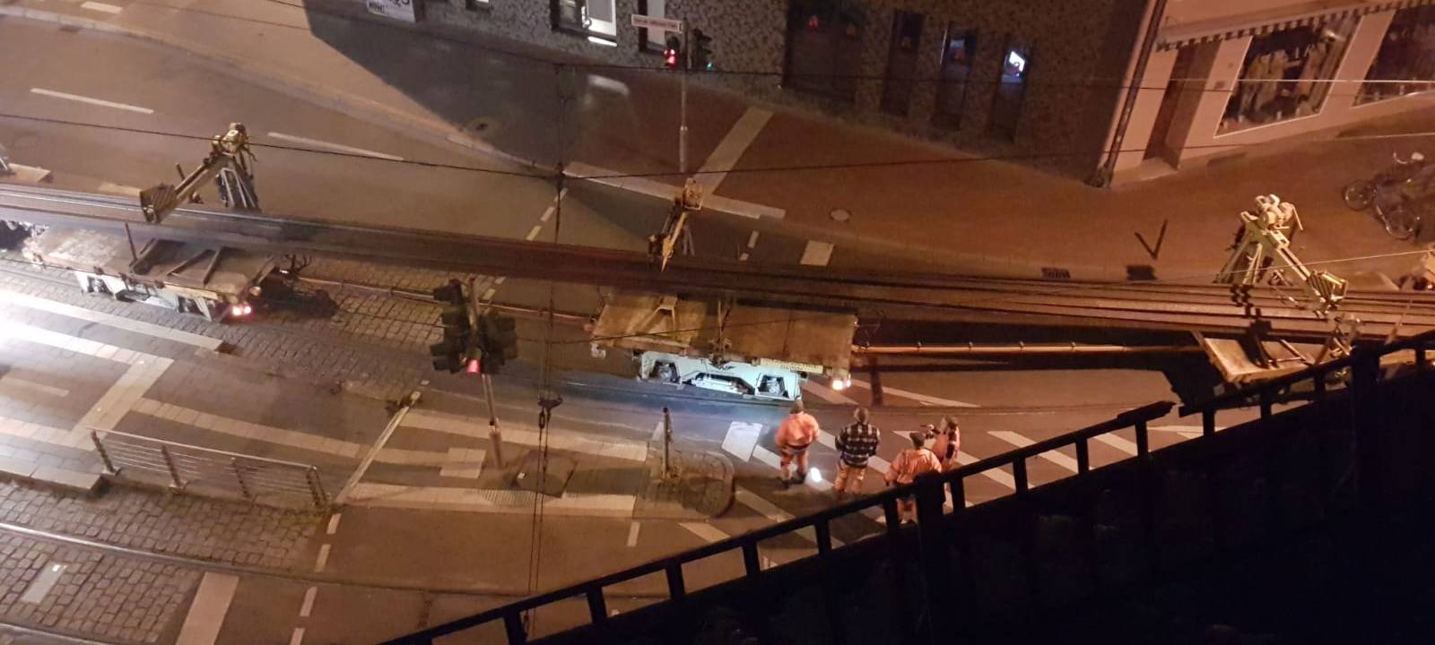 Straßenbahnstrecke in Bonn-Beuel wieder frei