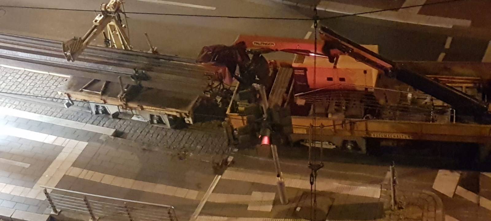 Straßenbahnstrecke in Bonn-Beuel wieder frei