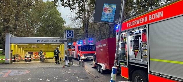 Rund um Bonner Haupbahnhof: Fehlalarm löst Großeinsatz aus