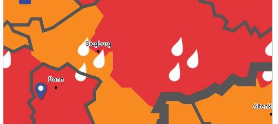 Unwetterwarnung für Bonn und den Rhein-Sieg-Kreis