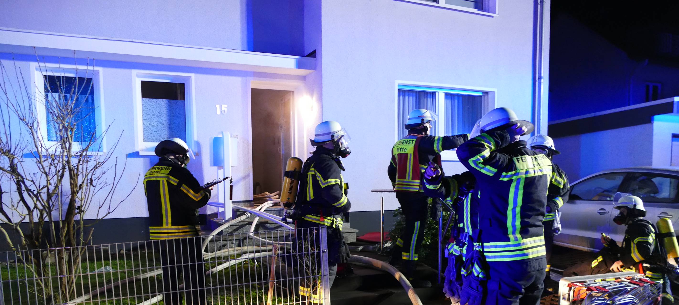 Kellerbrand in Hennef - zwei Wohnungen unbewohnbar