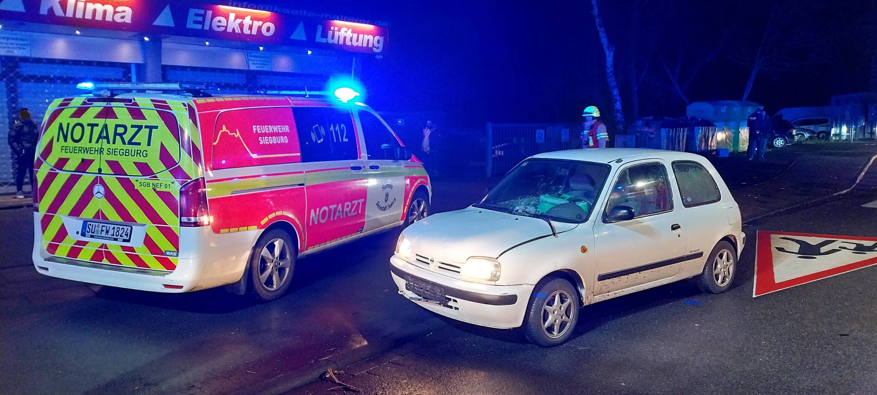 Unfall in Siegburg-Stallberg: Zwei Kinder schwer verletzt