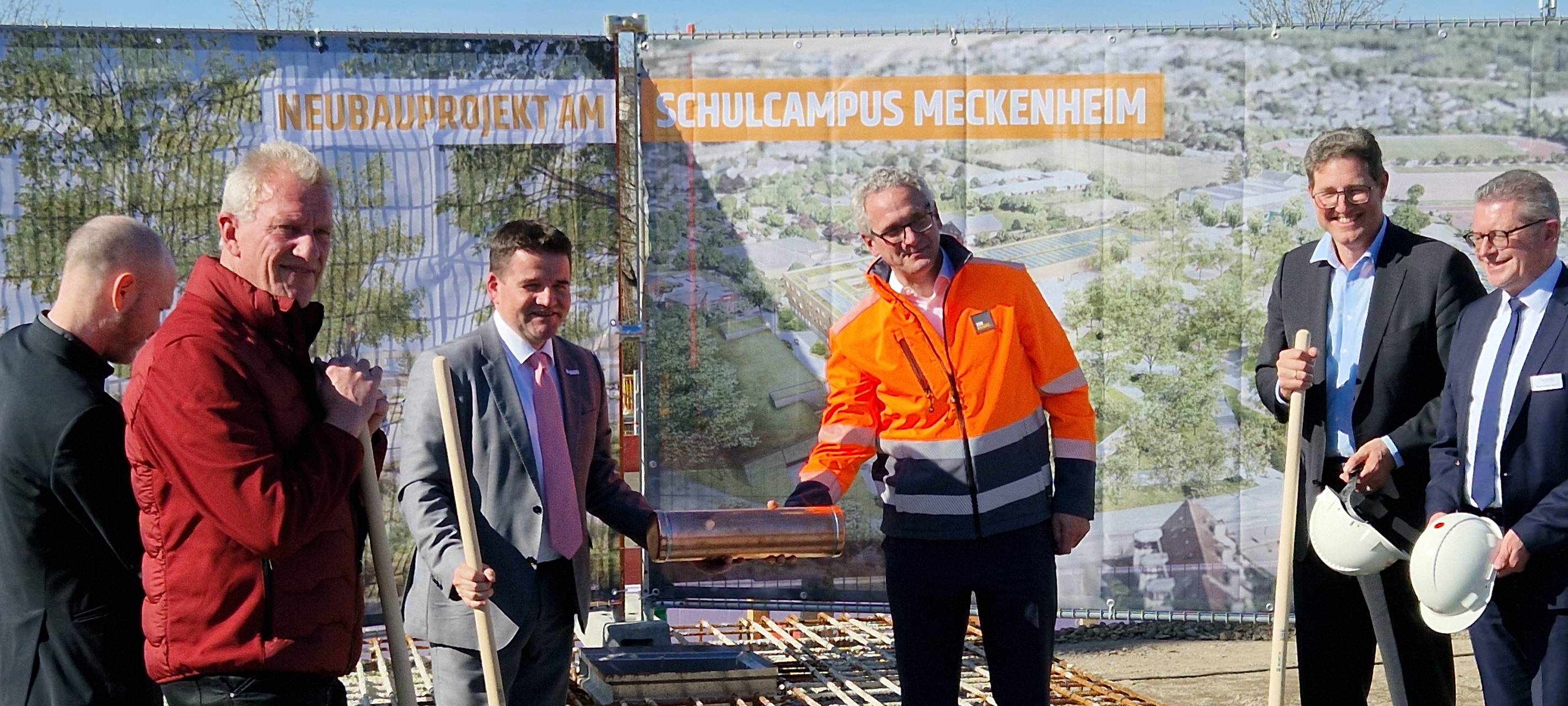 Grundsteinlegung für neuen Schulcampus in Meckenheim