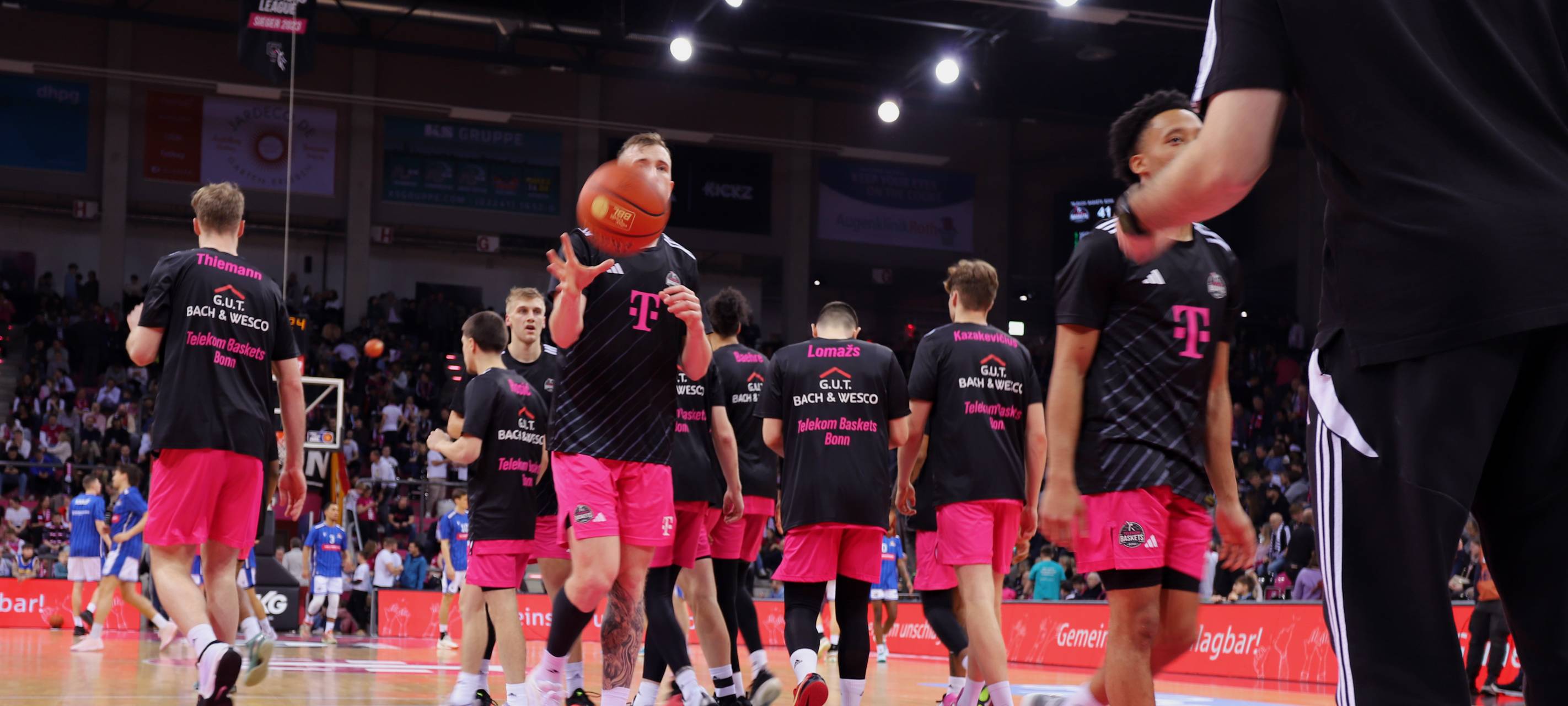 Baskets Team vor dem Spiel 2025 Bundesliga
