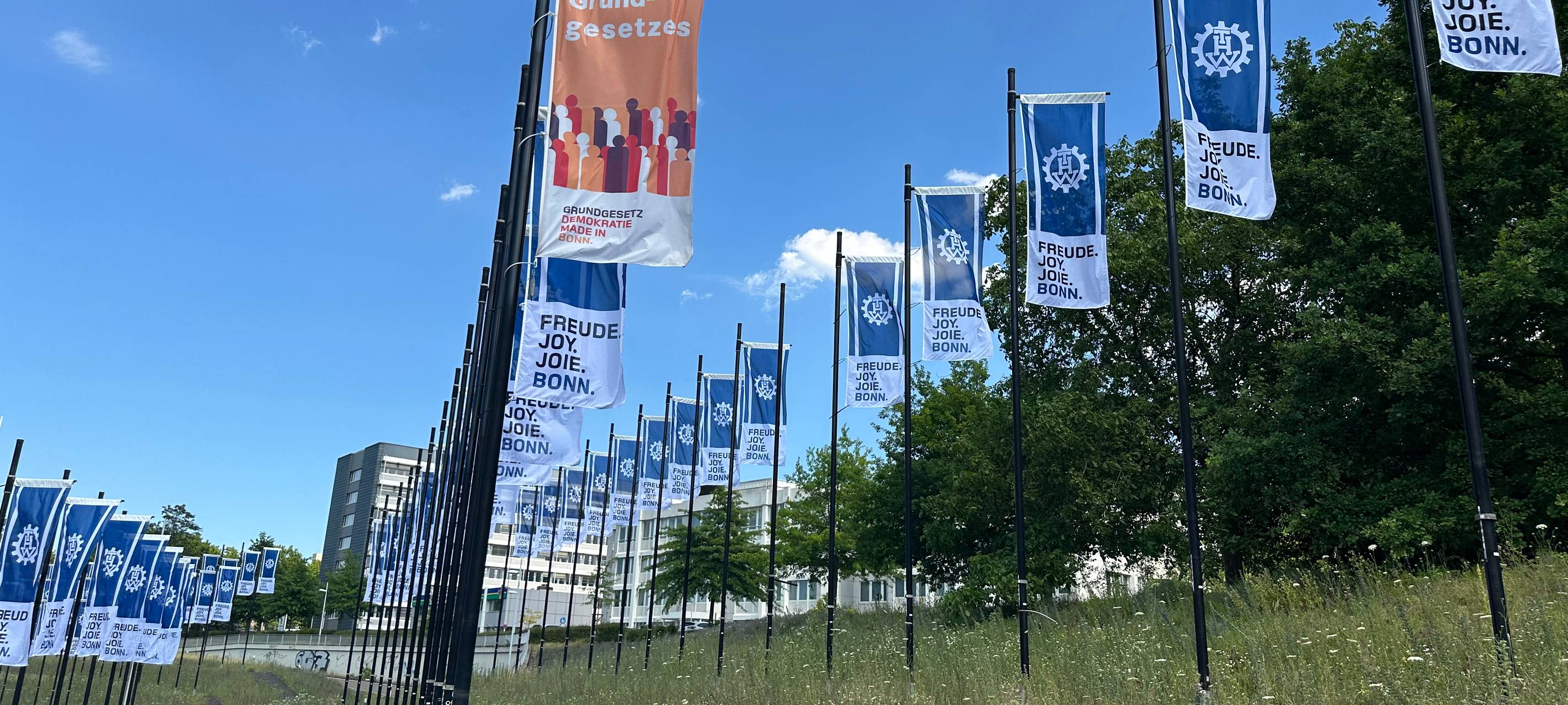 Zum THW-Jubiläum: Bonn wird blau
