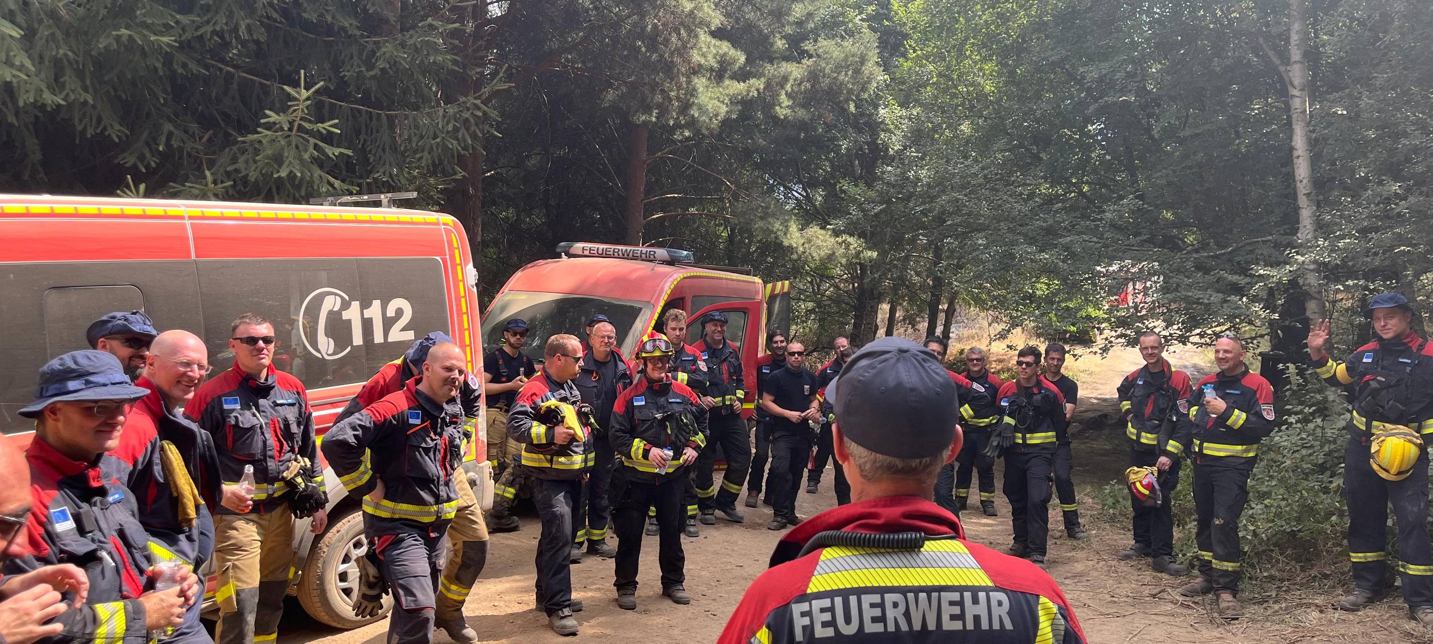 Feuerwehrleute aus Bonn und Königswinter: neuer Einsatzort in Spanien