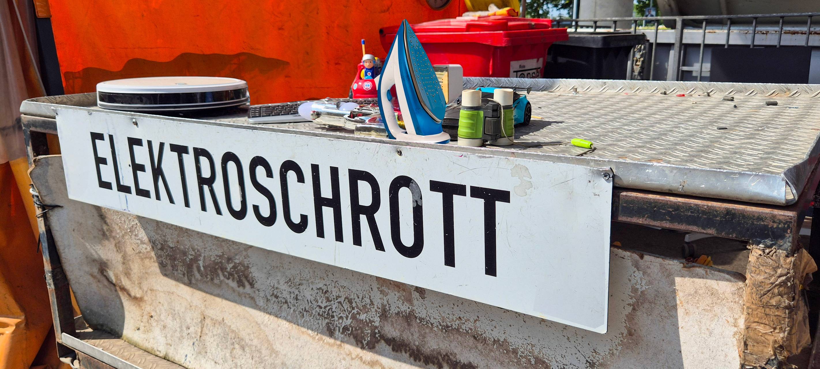 Elektroschrott gehört nicht in den Restmüll