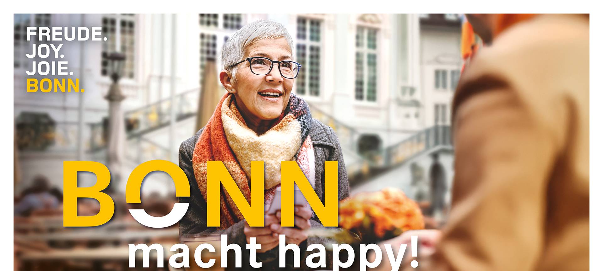 "Bonn macht happy" - Imagekampagne bekommt Herbst-Look