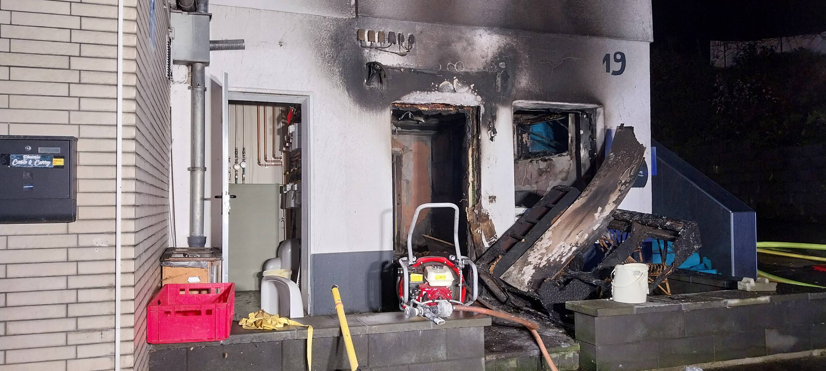 Eitorf: Mann nach Wohnungsbrand verletzt