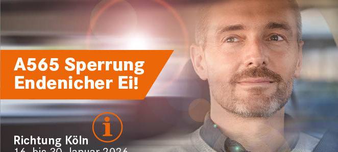 Neues Gerüst am Endenicher Ei: A565 in Bonn ab dem Abend gesperrt