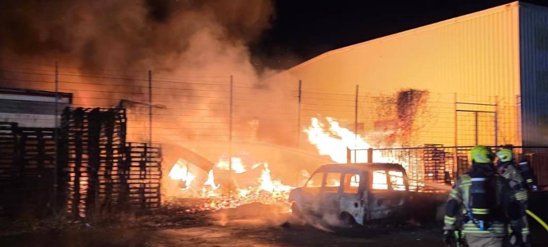 Brand an Bornheimer Firmengelände