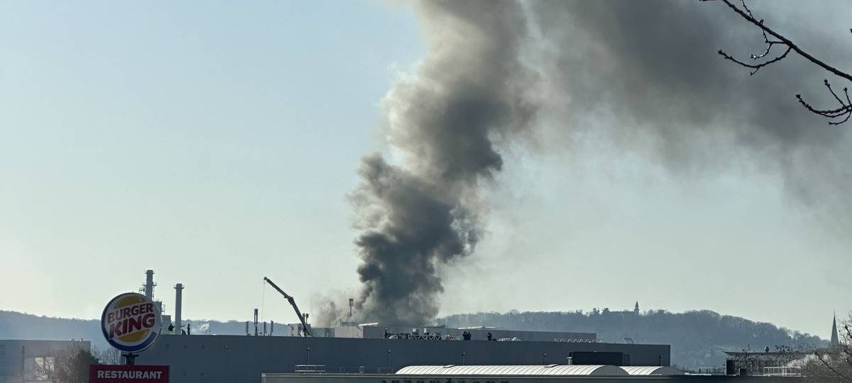 Explosion in der Bonner Müllverwertungsanlage in Endenich