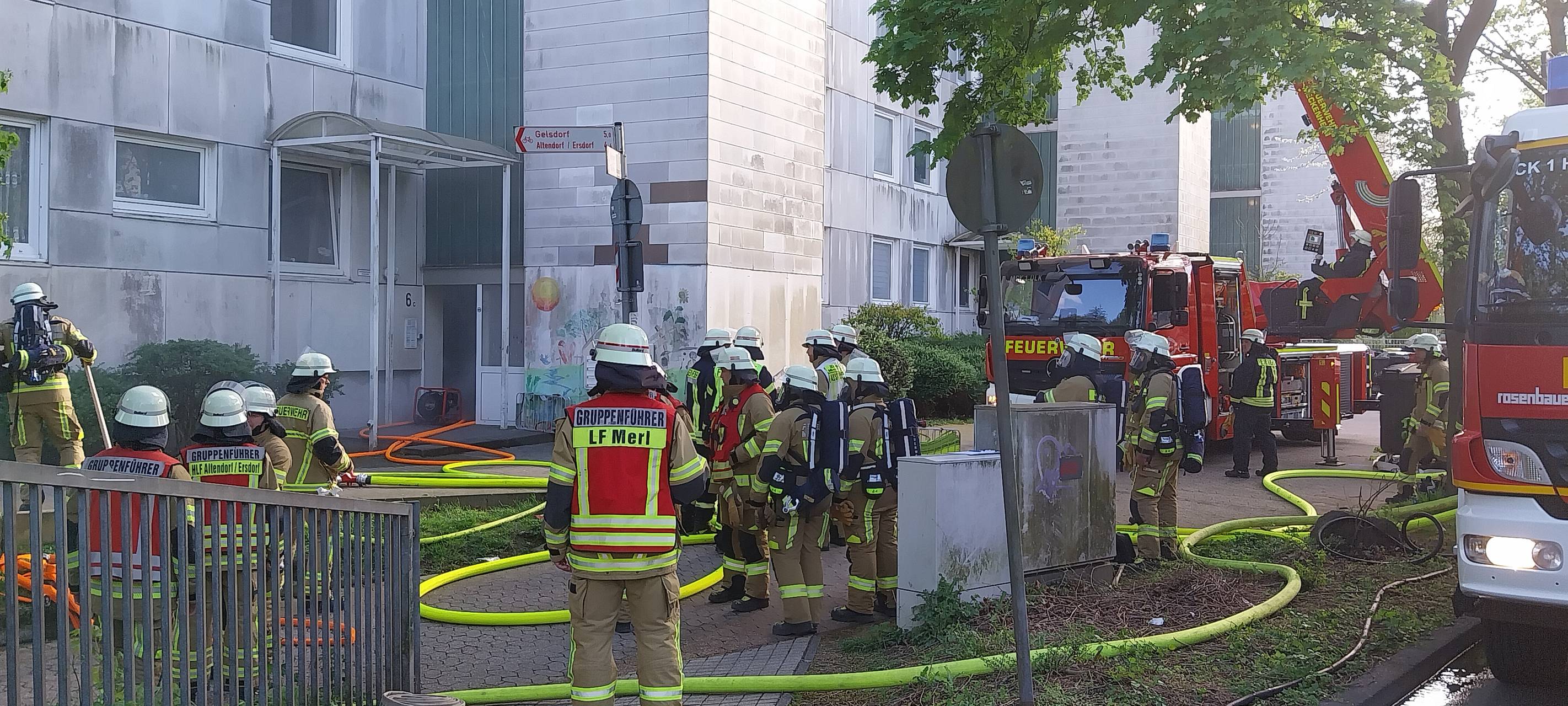 Meckenheim: Hochhaus nach Kellerbrand vorerst unbewohnbar