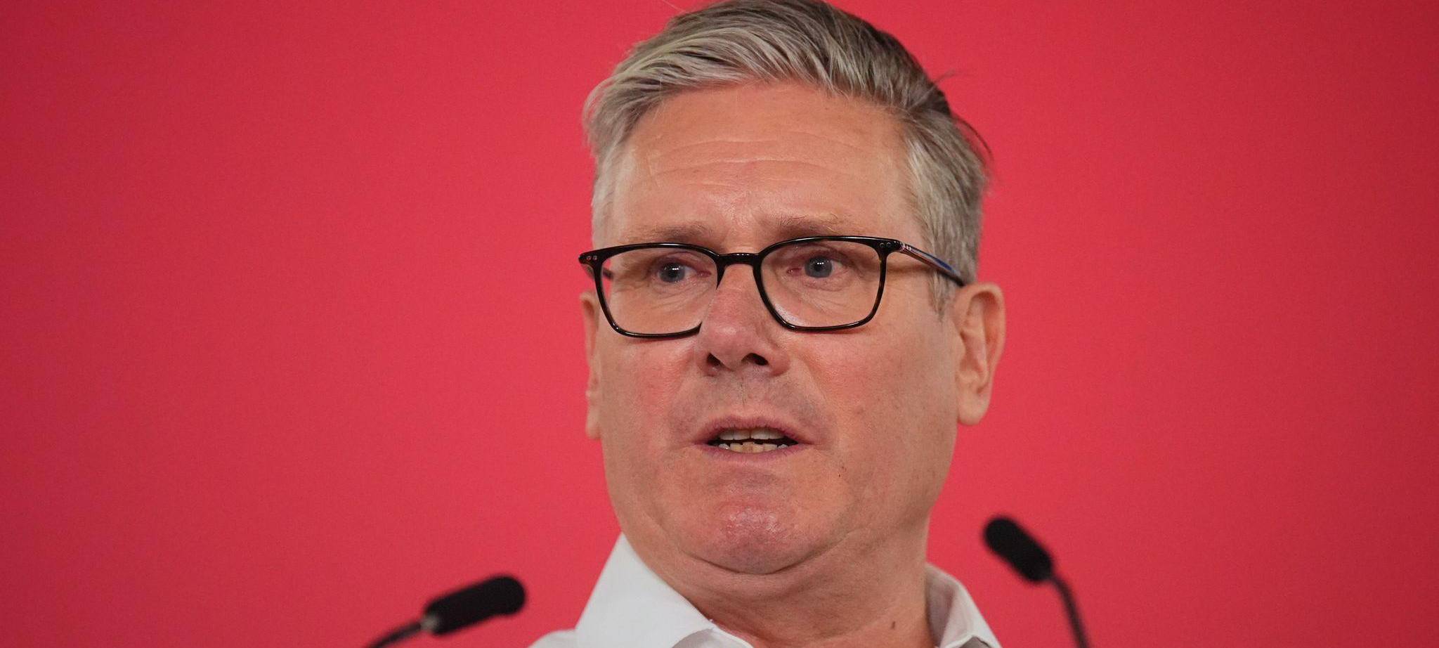 Nach dem Wahldebakel für Labour: Starmer hält Rede