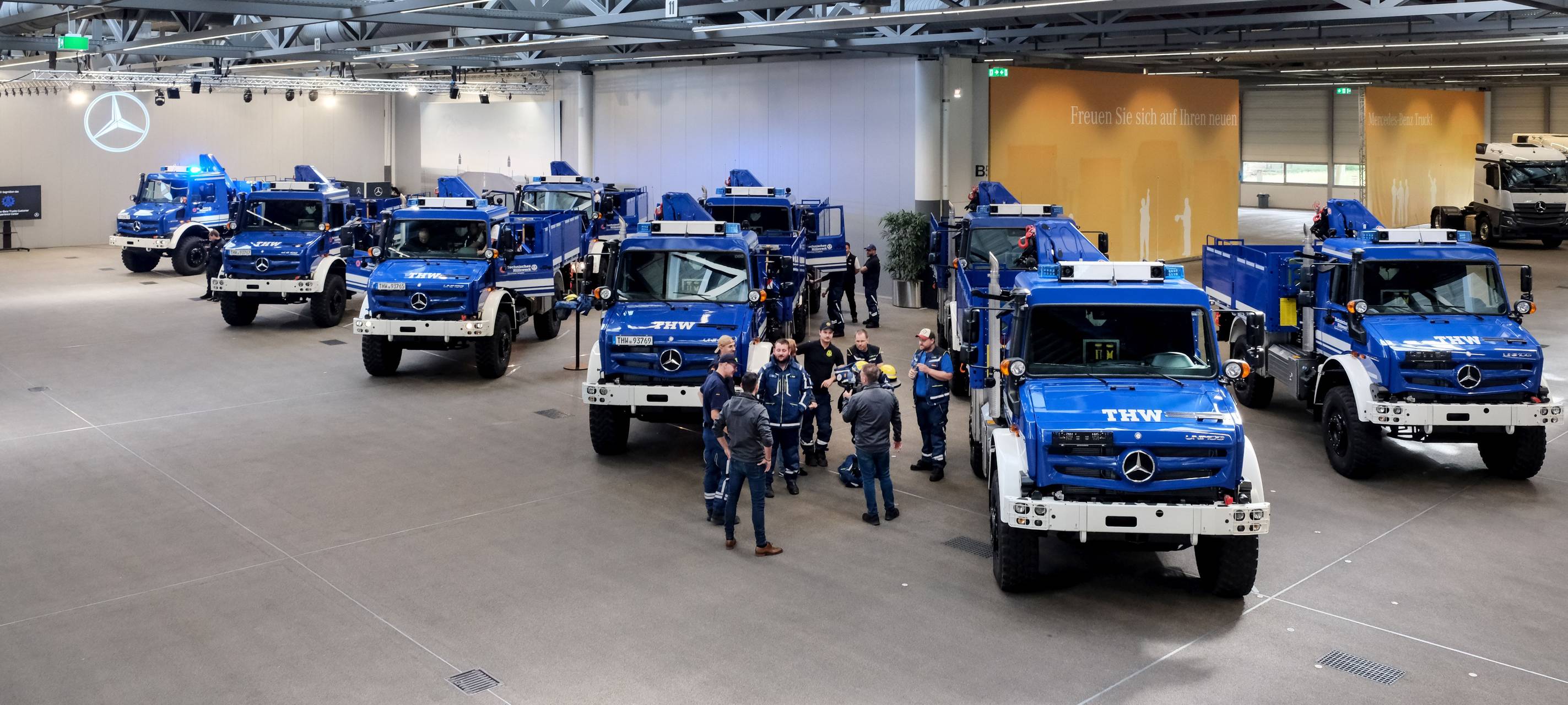 Verstärkung für THW-Fuhrparks: 66 neue Unimogs