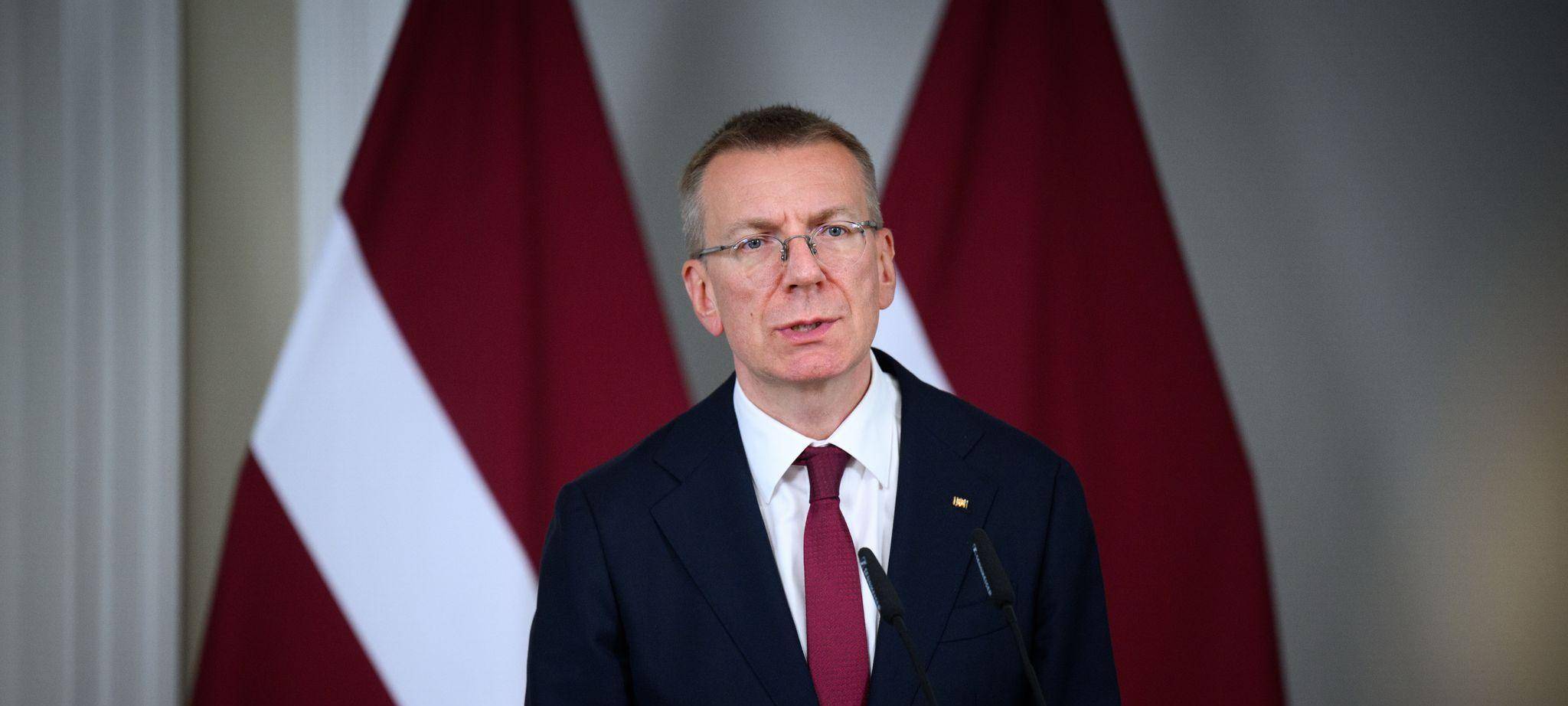 Lettlands Präsident Edgars Rinkevics