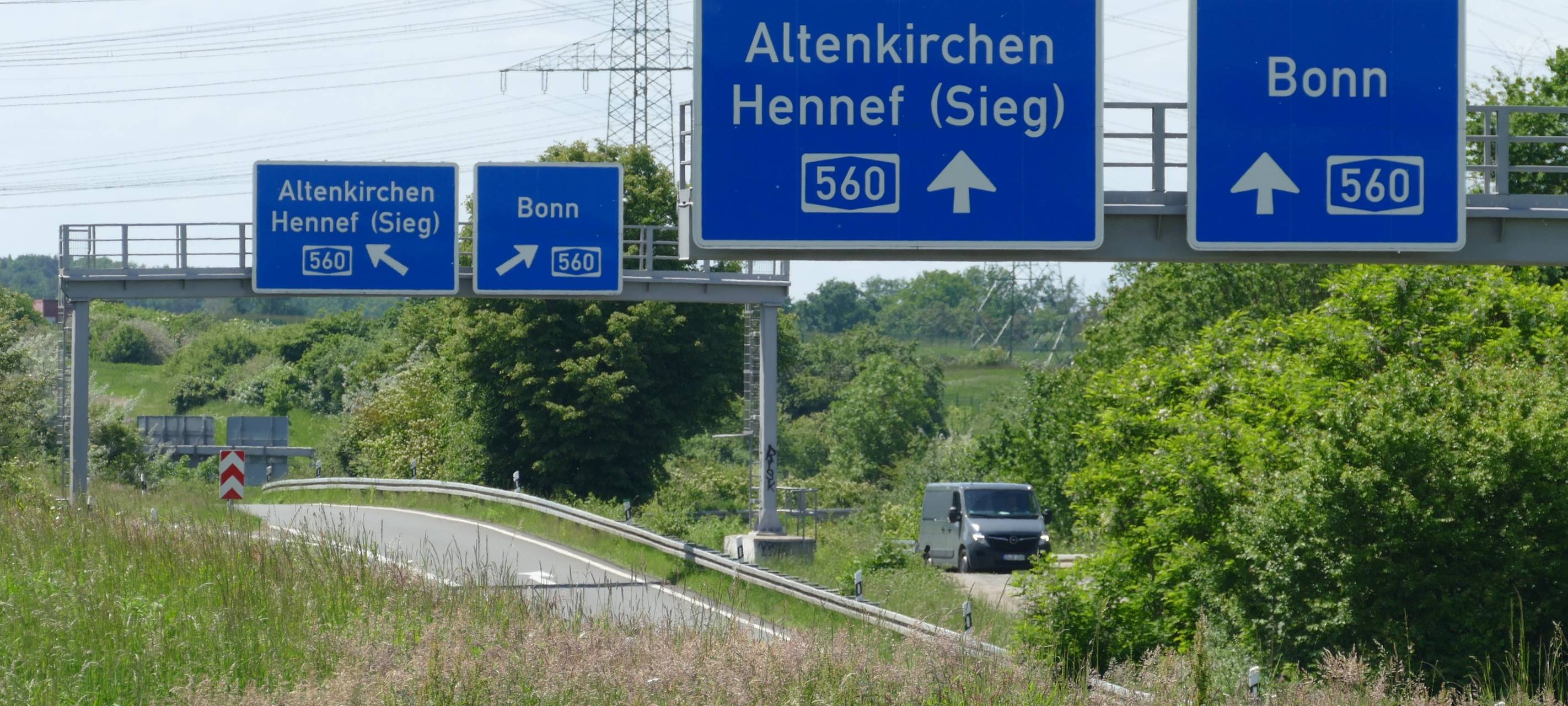 Sperrung am Autobahnkreuz Bonn/Siegburg beginnt