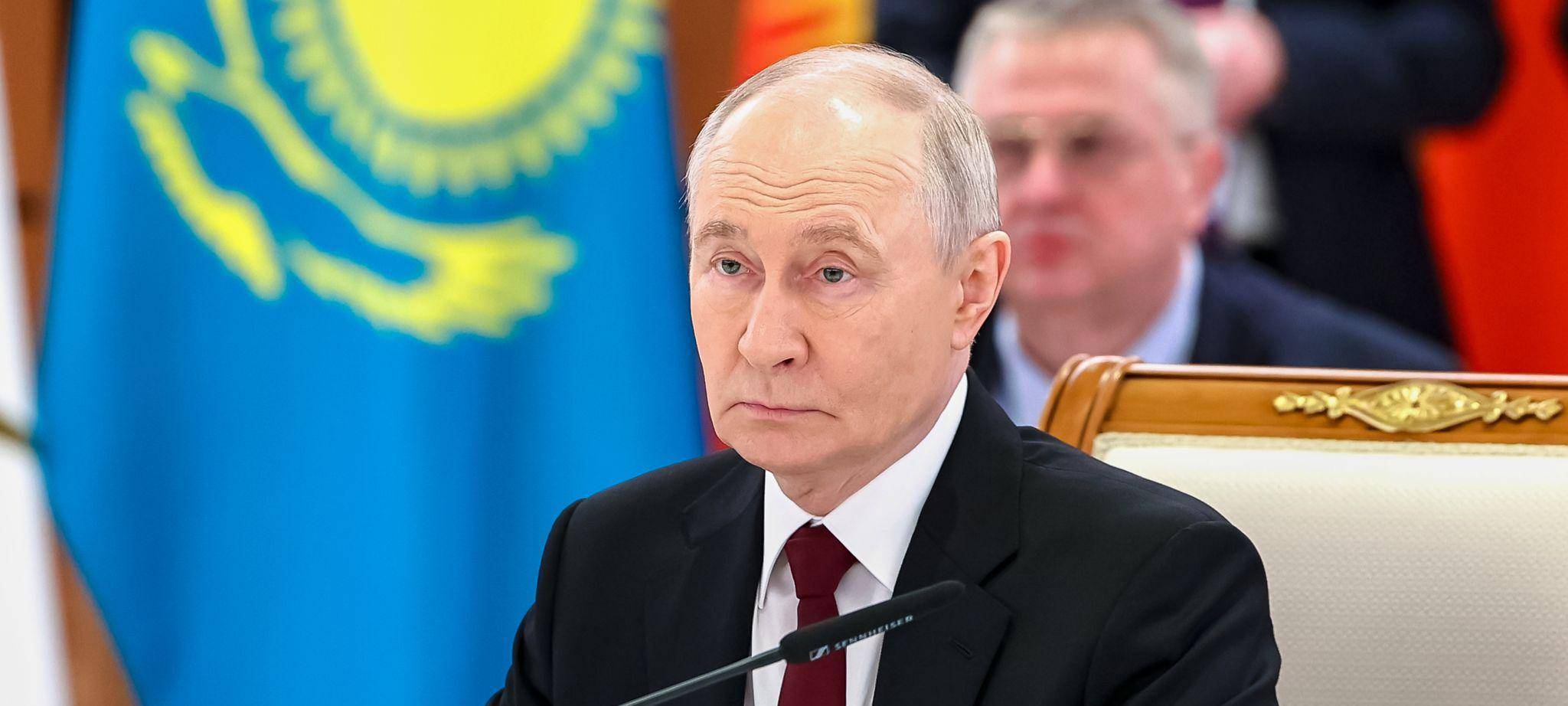 Russlands Präsident Putin in Kasachstan