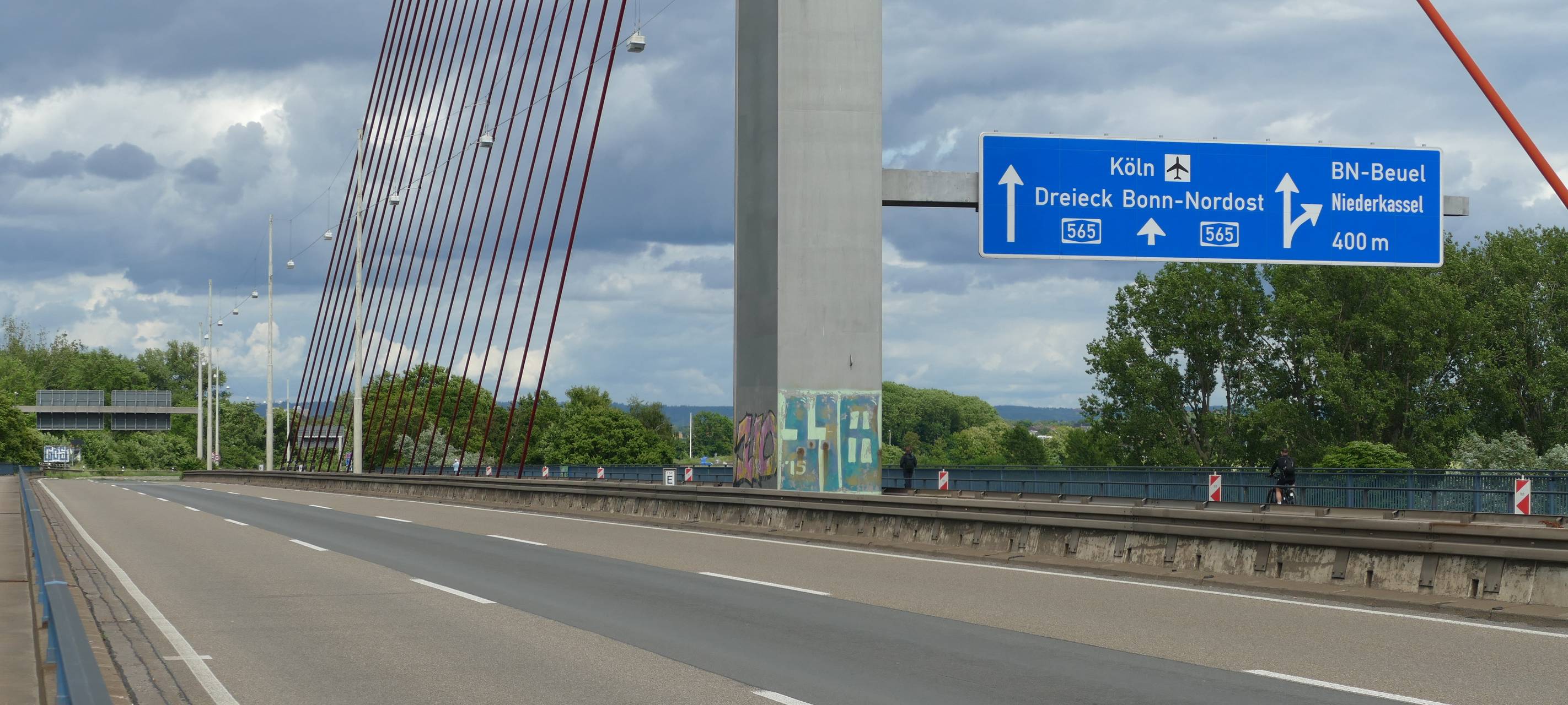 Neue Risse entdeckt: Vollsperrung der Bonner Nordbrücke