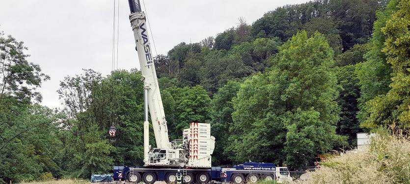 Lohmar: Brücke Naafshäuschen fast fertig