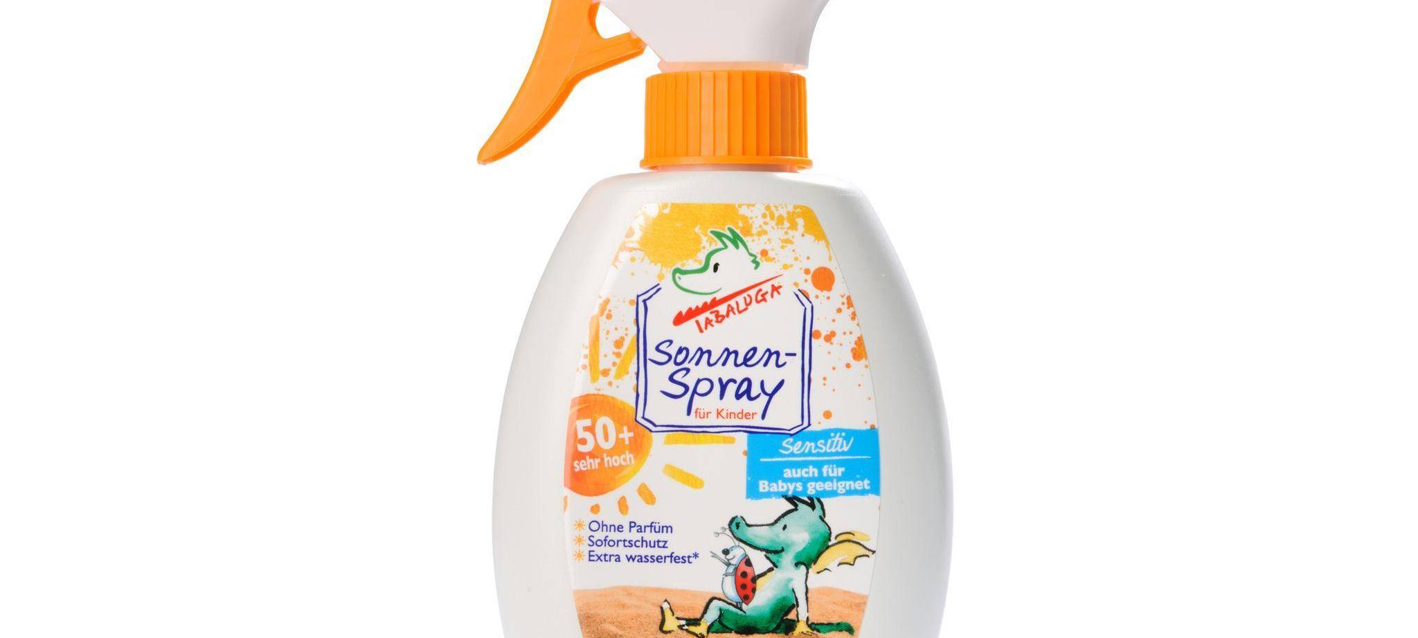 «Sonnenspray für Kinder Sensitiv» von Tabaluga