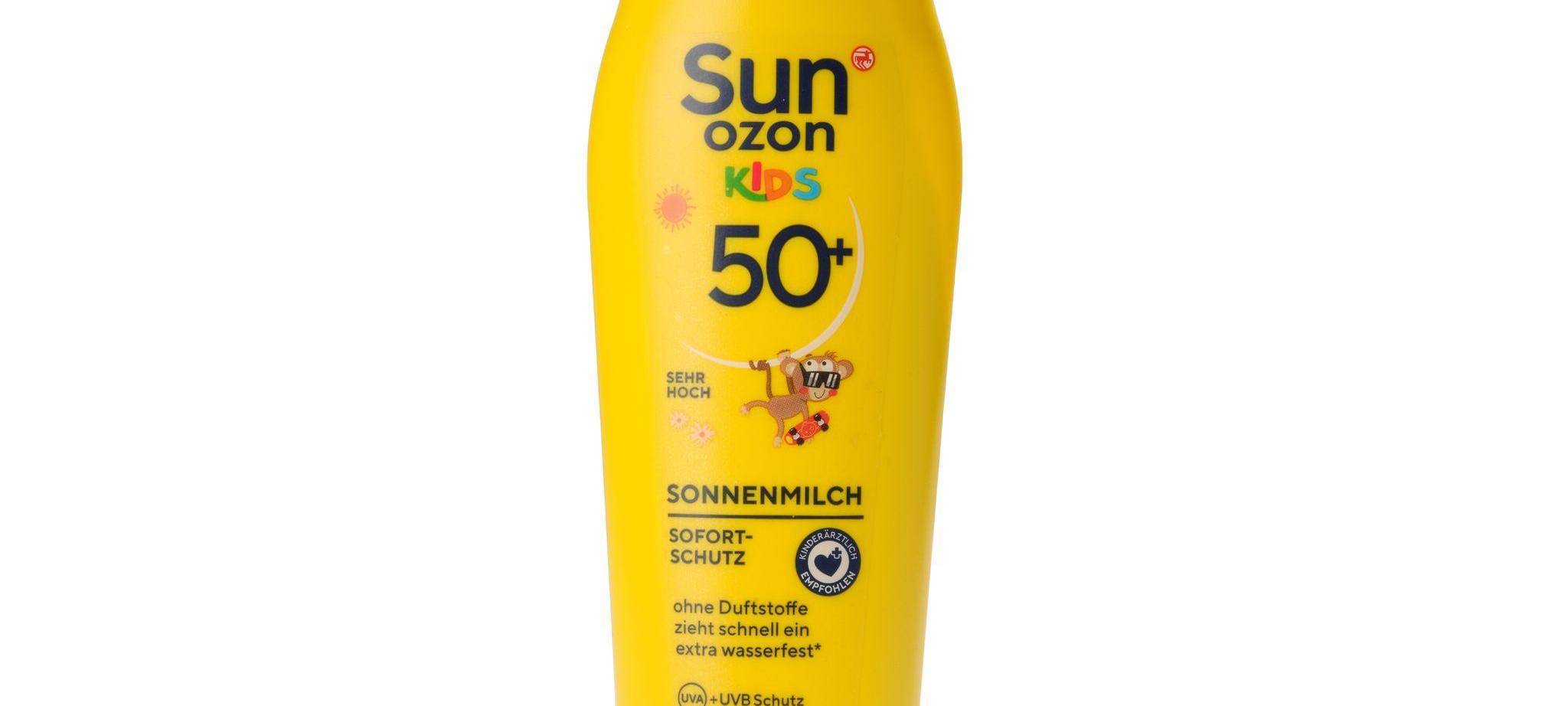 «Sunozon Kids Sonnenmilch» von Rossmann