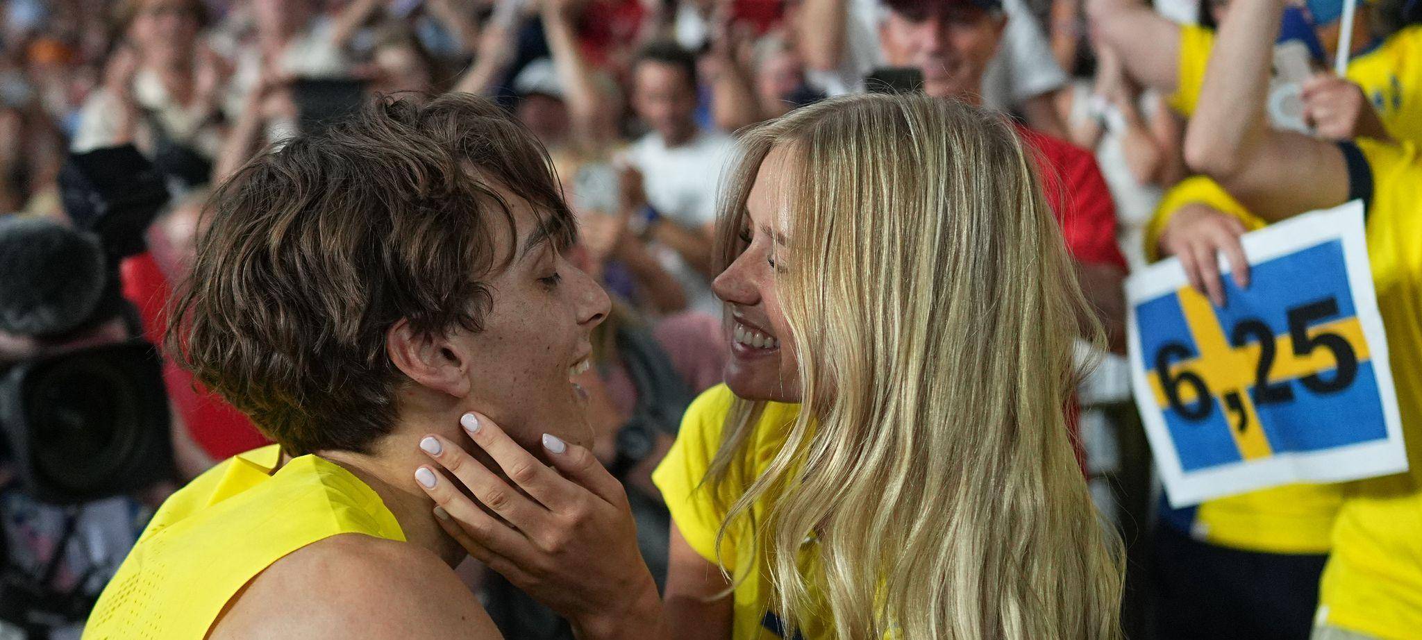 Armand Duplantis und seine Frau Desire Inglander