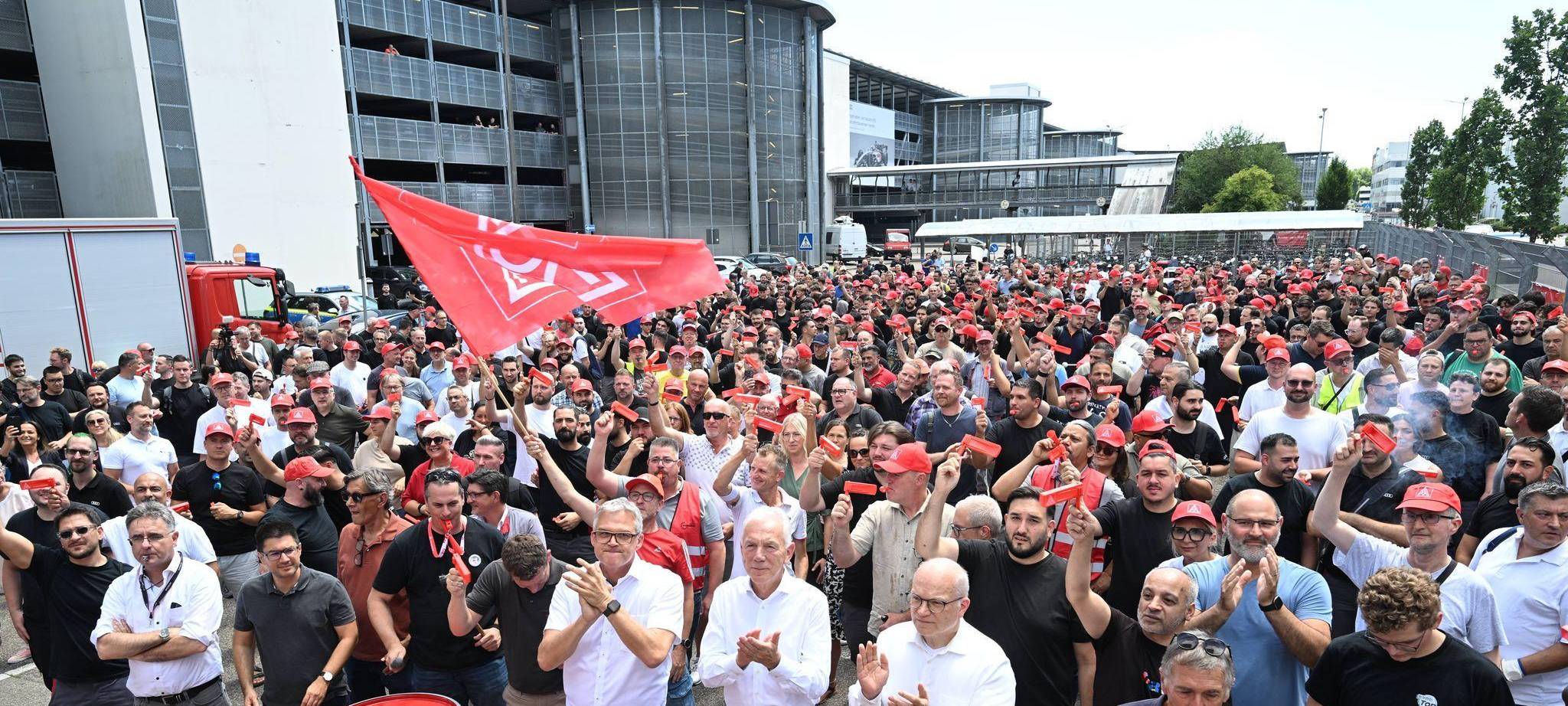 VW-Aufsichtsrat und IG-Metall-Protesttag - Neckarsulm