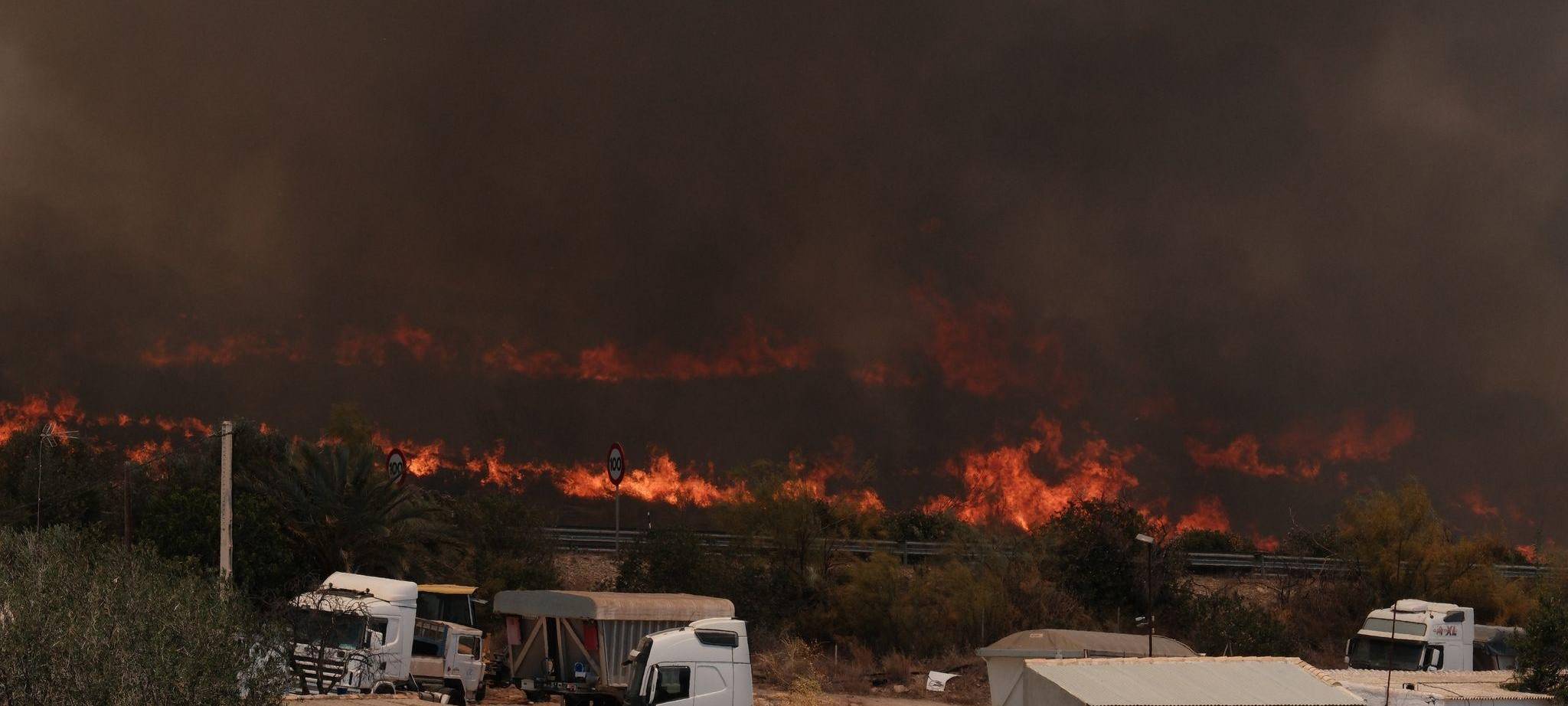 Waldbrand in Andalusien