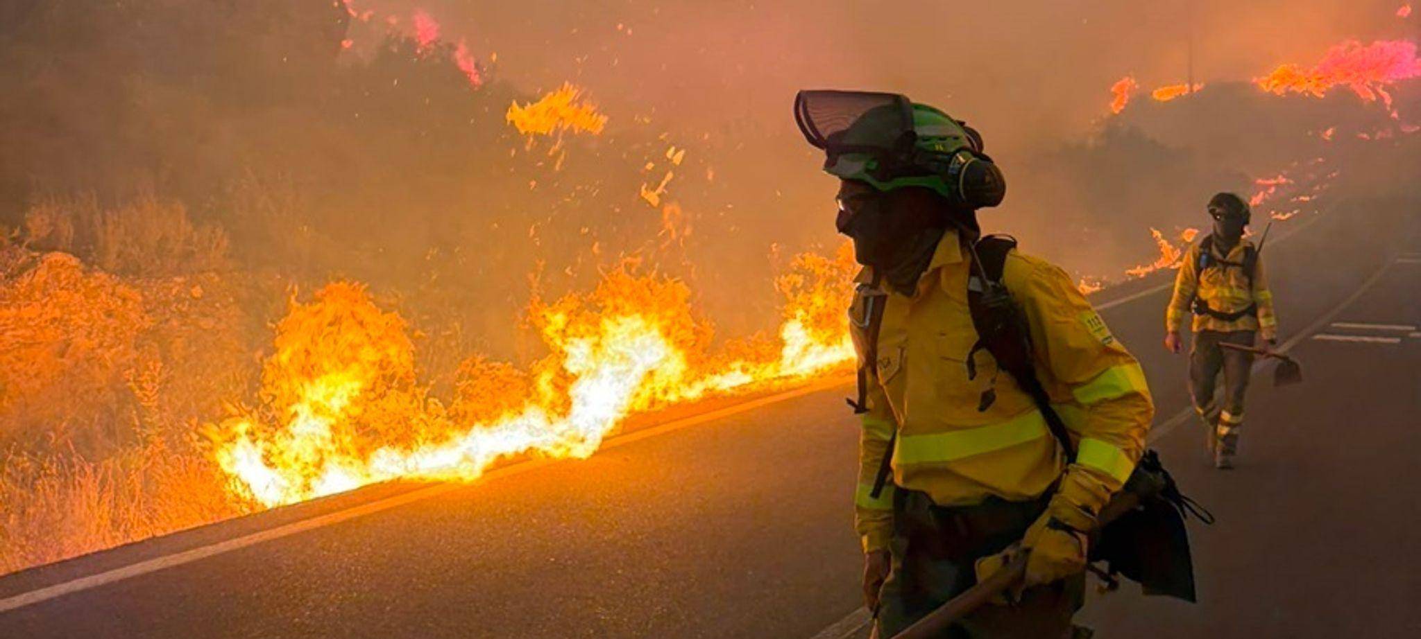 Waldbrand in Spanien