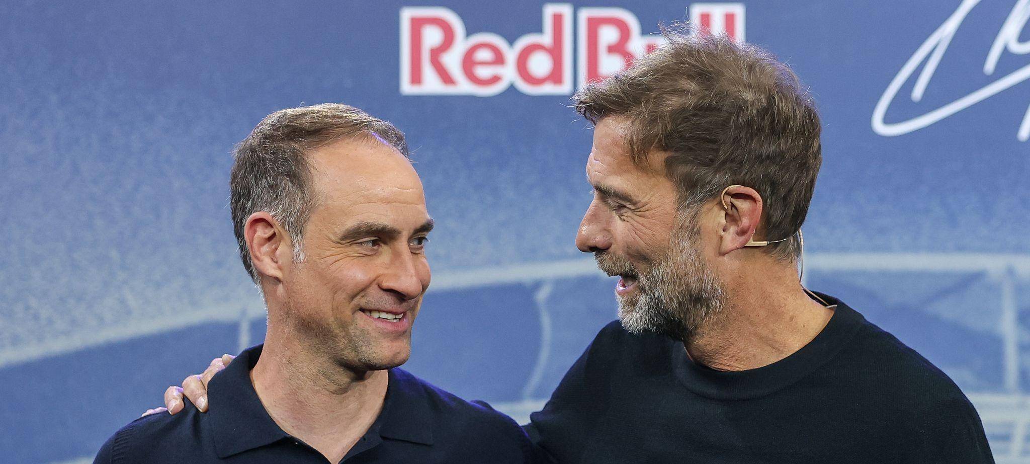 Oliver Mintzlaff und Jürgen Klopp