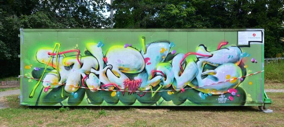 Reuterpark Bonn: Neue legale Fläche für Sprayer