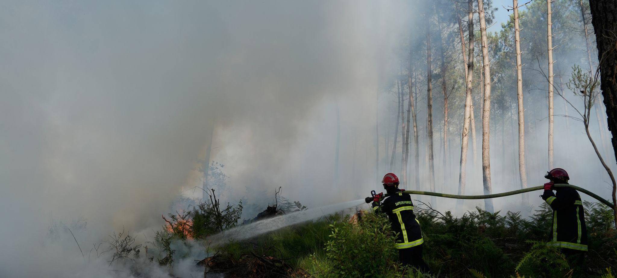 Waldbrände in Frankreich