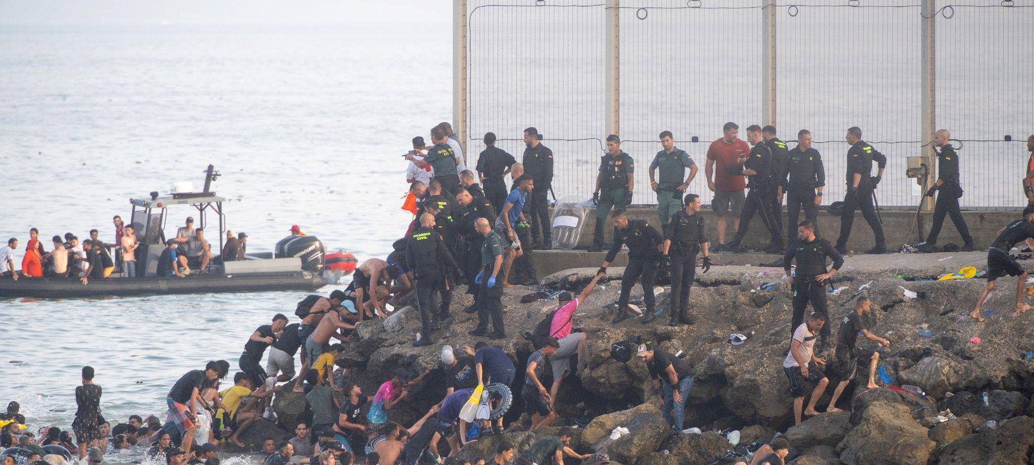 Migranten in Spanien - Exklave Ceuta