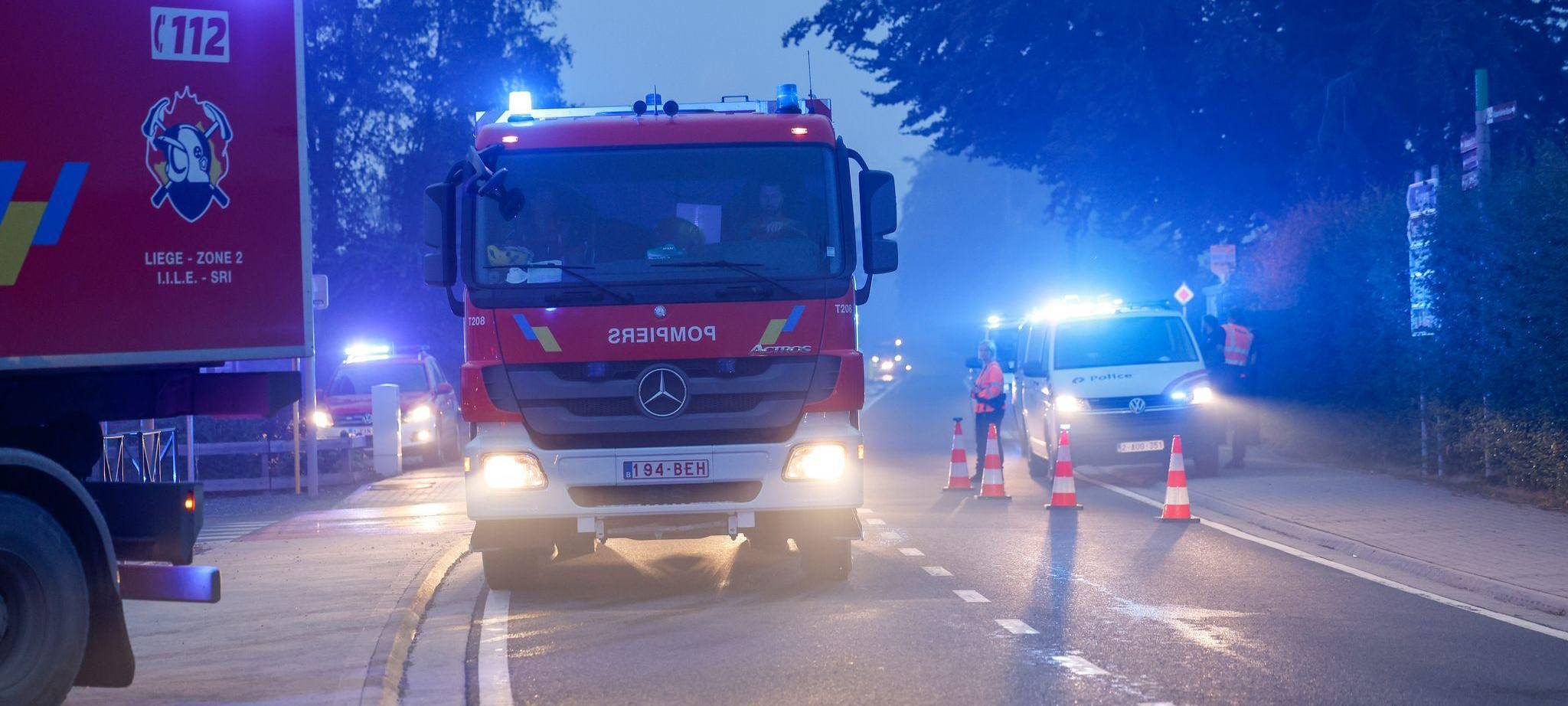Waldbrand in Belgien