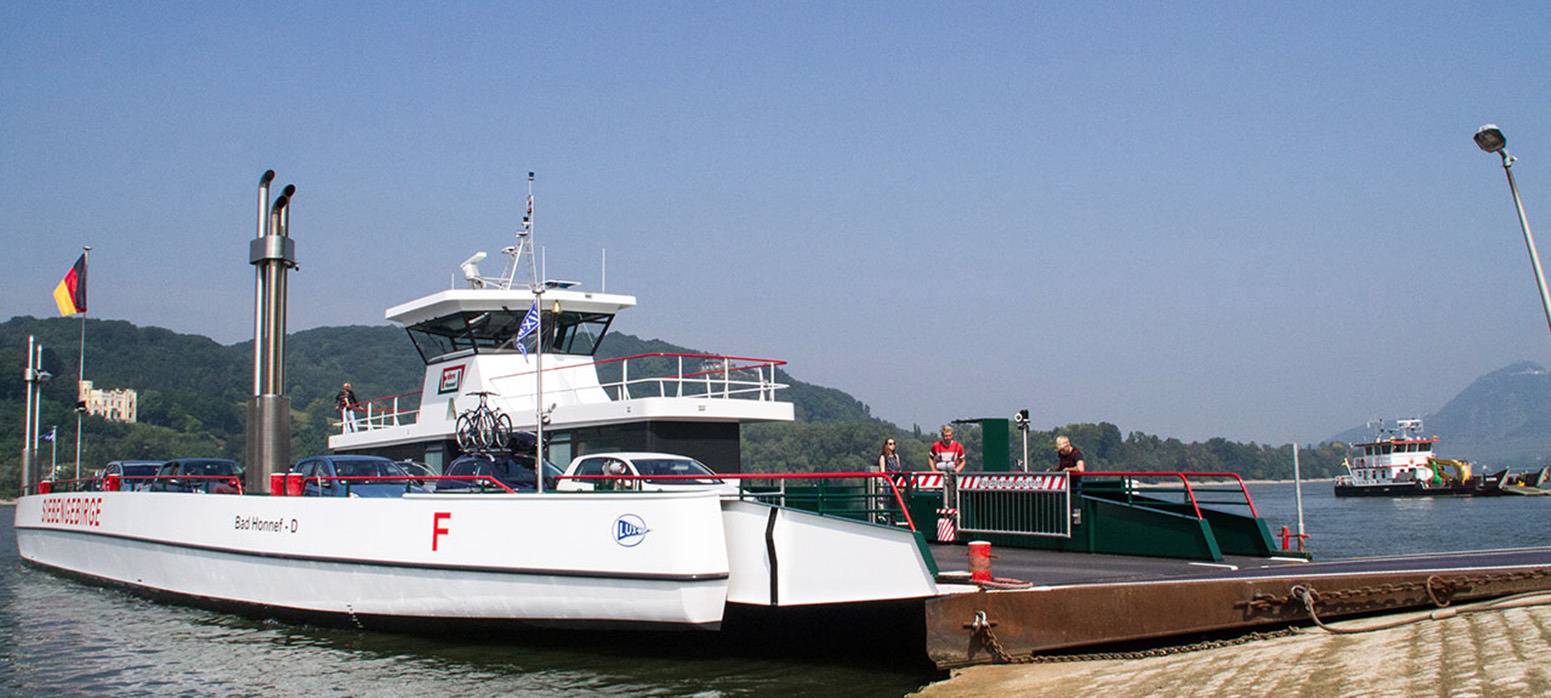 Bad Honnef: Fähre fällt wegen Niedrigwasser aus
