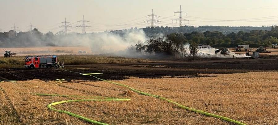Feldbrand in Bonn-Dransdorf