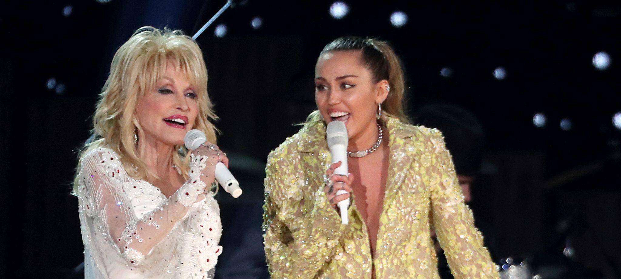 Dolly Parton und Miley Cyrus